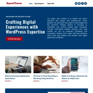 Custom Tech Blog website built by Digibro